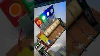 Awesome LED chaser using DC Motor #diwali #shorts