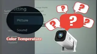 ❓#FAQ |  Gimbal M1 Projector: Color Temperature Demo