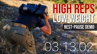 Sandbag Rest-Pause Training: 4 Minutes to Failure