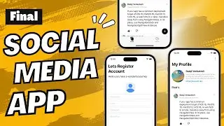 SwiftUI Social Media App - Firebase - Final Part - Xcode 14 - SwiftUI Tutorials