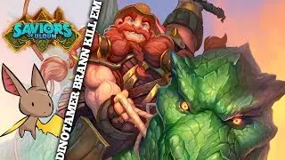 Dinotamer Brann - Kill Stuff Hunter | Firebat Hearthstone | Saviors of Uldum