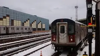 NYC Subway HD: Flatbush bound Bombardier R142 2 Train Arrives @East 180th Street (3/2/19)