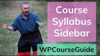 How to Add the Course Syllabus to the Lesson Sidebar in LifterLMS