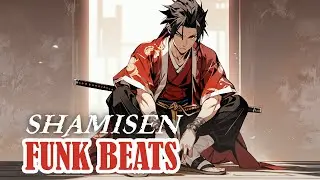 Samurai Lofi & Funk Fusion 🎧 Shamisen Beats for DnD, Study & Chill