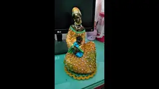 Como pintar Africana con acrilico y tintas al alcohol. @AmoPintar  (139)