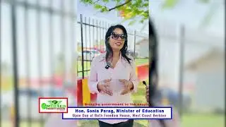Hon. Sonia Parag, Minister of Education open day public meeting with residence in Region 5 Berbice.