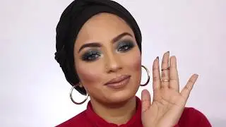 Holiday Glam - Under The Mistletoe by @hijabadore - IMAN Cosmetics
