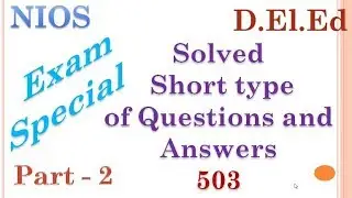 EXAM Special Questions and Answers of Course 503 PART - 2