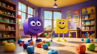 Eight Toy Blocks Stack Up Tall + More Nursery Rhymes & Kids Songs
