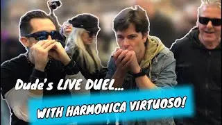 HEAD to HEAD HARMONICA DUEL with HOHNER Legend - BEN TOURY!!! (LIVE)