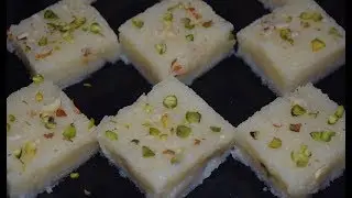 Melting in the Mouth Very Very Tasty Burfi, made with Sooji | Sooji Burfi Recipe | Rava Burfi