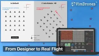 From Designer to Real Flight | Vimdrones Drone light show Flight Setup Tutorial