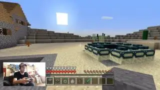 Minecraft Xbox 360 Title Update 9 Spawn Eggs & The End Gameplay With Live Webcam Commentary