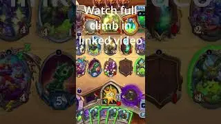 Destroying my Opponents deck with Improved MILL Warlock with Starships  #hearthstone
