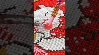 🐱 Lucky cat 5d full round drill diamond mosaic painting art. #youtubeshorts #fyp #craft #diy