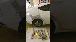 panel beating tools #brakefluid #paintingmethods #experiment #brakesystem #paintingtechniques