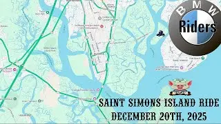Saint Simons Island ride to Southern Soul BBQ