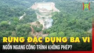 Rừng đặc dụng Ba Vì ngổn ngang công trình không phép?