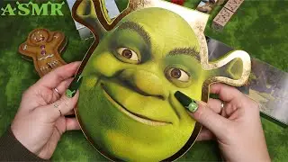 ASMR | Shrek x I Heart Revolution Makeup Collection Haul 💚