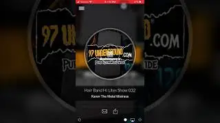 RumbleStreet on Karen the &ldquo;Metal Mistress&rdquo; 97 Underground Baltimore Md radio show