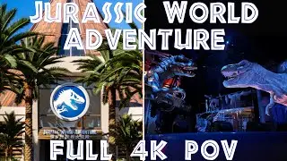 Jurassic World Adventure 4K POV - Universal Studios Beijing - THE BEST DARK RIDE IN THE WORLD!