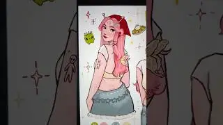 Draw her in your style 👽🪽 #shorts #artshorts #art #dtiys #artchallenge #itsjambie75k