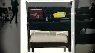 video capa cadeira com bolso