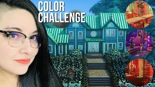 Every Room Is A Different Color | The Sims 4 Color Challenge | Tour and NoCC