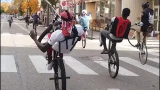 70 RIDERS EN WHEELING A GRENOBLE !!