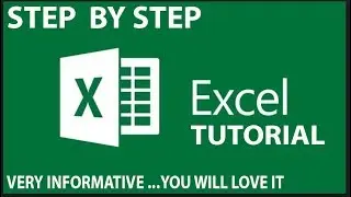 Excel Tutorial - Excel lesson - Step by step - The Beginner's Guide - Basic Excel lesson .