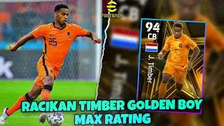 TUTORIAL CARA RACIK TIMBER MAX RATING || eFootball 2023