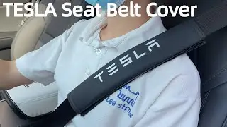 Car Safety Seat Belt Cover Shoulder Pads Protector for Tesla Model 3 S X Y