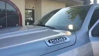 2019 2020 2021 Ram 1500 Hood Mount Kit with DRL and White Light