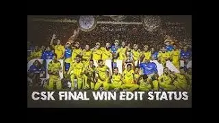 CSK FINAL WIN EDIT STATUS  CSK VS GT EDIT status