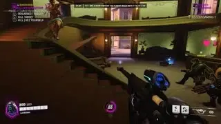 ana from overwatch plays the opening of runaway from my beautiful dark twisted fantasy by kanye west