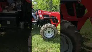 mahindra 5155 start up..  #mahindra #farmtractractors #homsteading