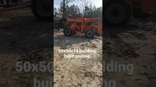 Building a 50x50x14 Red Iron building!