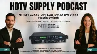 NTI SM-32X32-DVI-LCD-5V16A DVI Video Matrix Switch