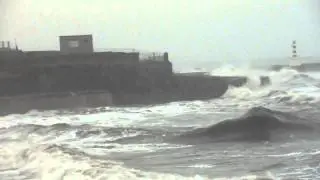 Stormy Sea at Amble, Northumberland