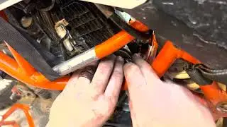 2018 KTM 690 Enduro: Starter Motor O-Ring Replacement