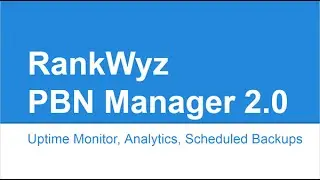 RankWyz PBN Manager 2.0