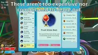 Slime Rancher Vegetable, Fruit, and Meat Slime Bait Tutorial | Slime Rancher