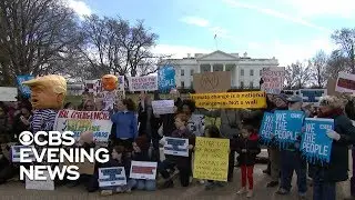 Protesters across U.S. criticize Trump's national emergency declaration