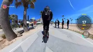 Solo Electric Scooter Ride In LONG BEACH CA GTA 360 View