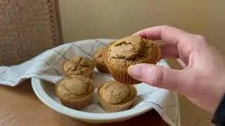 Easy Healthy Holiday Baking - Gingerbread Muffins (gluten-free and lower in sugar)