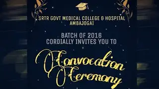 Batch OF 2016 Convocation Ceremony