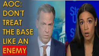 AOC Responds to Corporate Democrat SMEARS on CNN with Jake Tapper