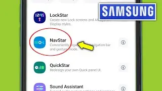 Navstar settings in Samsung Galaxy A35 & M35