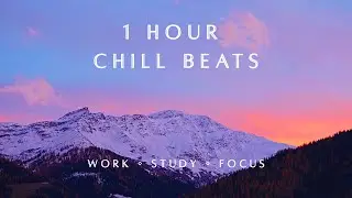 1 Hour Chill Electronic Beats - Canadian Autumn Forest - Music for Work Study Focus [4K]