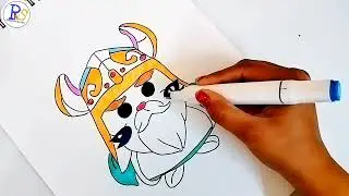 How To Draw DWARF Warrior. kids video.easy and beautiful drawing for kids.#colouringpages#shortvideo